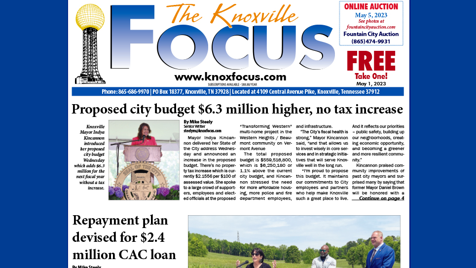 The Knoxville Focus for May 1, 2023