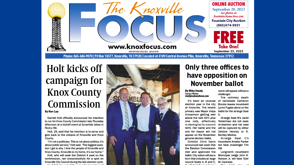 The Knoxville Focus for September 25, 2023