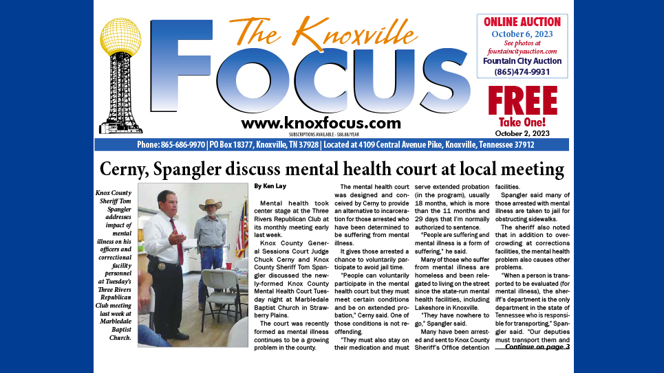 The Knoxville Focus for October 2, 2023