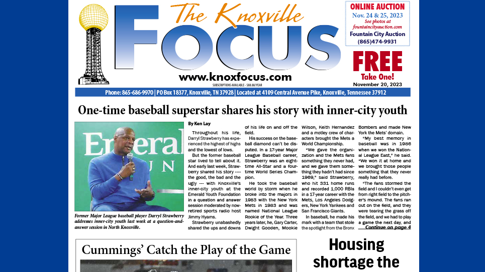 The Knoxville Focus for November 20, 2023