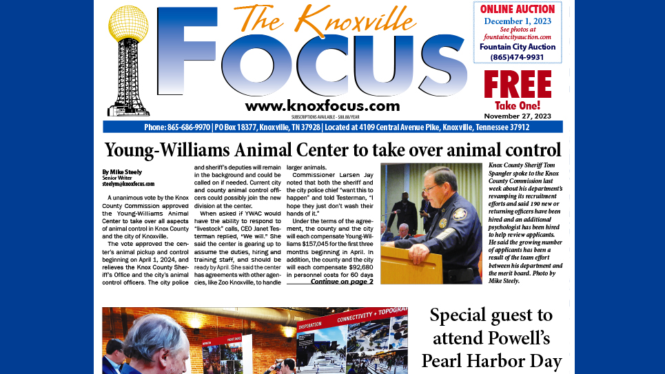 The Knoxville Focus for November 27, 2023