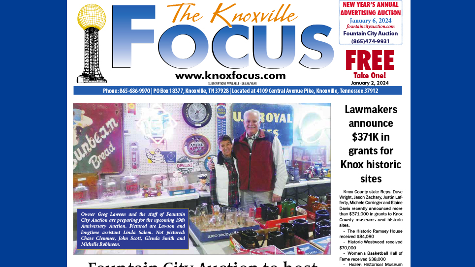 The Knoxville Focus for January 2, 2024