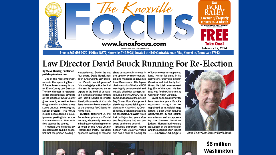 The Knoxville Focus for February 12, 2024