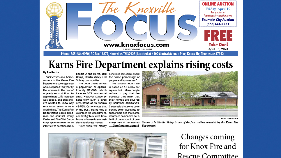 The Knoxville Focus for April 15, 2024