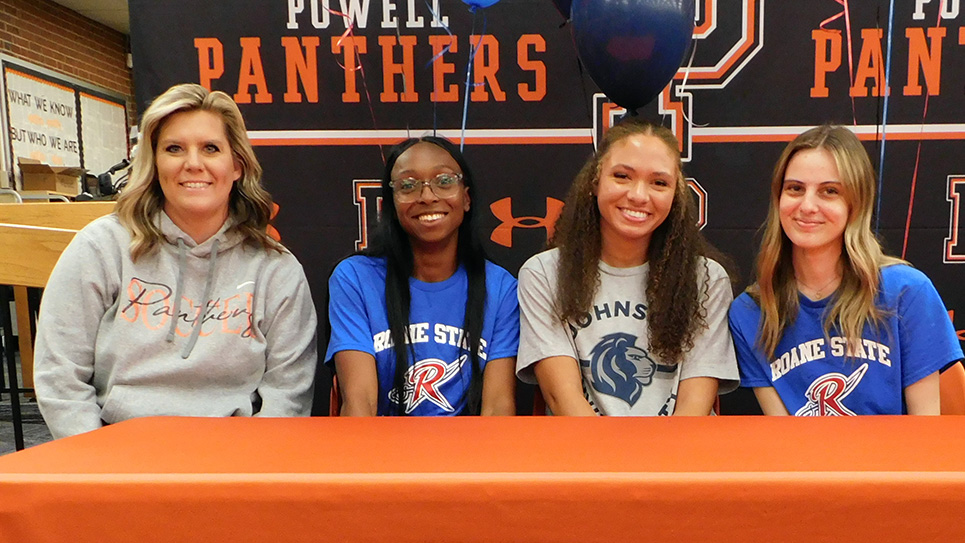 Three from Powell sign to play college soccer