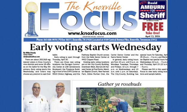 The Knoxville Focus for April 13, 2026